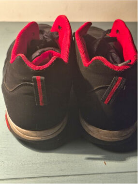 FUBU Black/Red Mid Top Lace-Up Athletic Sneakers Men’s US 7 EU 39.5